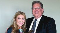 Evelyn Stands with Star Guitar